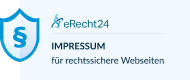 Impressum für rechtssichere Webseiten von E-Recht 24